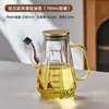 Olla de aceite de vidrio de borosilicato alto para uso doméstico, botella transparente con forma de diamante para condimentos, utensilios de cocina, botella de salsa de soja y vinagre líquido, olla de aceite