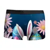 Ropa Interior Masculina Impresa en 3D Serie de Pascua Europea y Americana Transfronteriza Novedad Boxer Sexy para Hombre