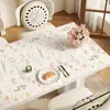 2026 Mantel de Mesa Estilo Nuevo, Impermeable, Resistente al Aceite, No Requiere Lavado, Mantel para Mesa de Comedor Estilo Americano, Lujo Ligero, Sensación de Alta Gama, Protector de Superficie para Mesa de Café