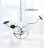 Vaso de Vidro Transparente Pendurado Criativo Simples Hidropônico Pequena Garrafa Pendurada Jardinagem Interna Decoração de Casa Conjunto de Garrafa para Plantas