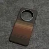 Funda magnética ultra delgada para teléfono móvil, compatible con Huawei Mate80Promax, de fibra de carbono Kevlar, tacto de piel, luminosa, para Mate70