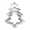 Molde de acero inoxidable para galletas navideñas, herramientas para hornear, juego de herramientas para hacer galletas, pasteles y azúcar.
