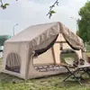 Tienda de campaña inflable para techo plano de 6.3 m, Toldo y tienda de campaña de camping impermeable de apertura rápida para exteriores, Tienda de campaña familiar portátil de gran espacio