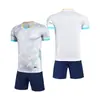 Conjunto de Uniforme de Fútbol Nuevo, Hecho a Medida en Tallas Grandes, de Manga Corta, Mismo Estilo para Adultos y Niños, Playeras de Fútbol, Uniformes de Entrenamiento, Uniformes de Equipo, Ropa Deportiva