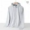 Cantidad de Corriente Ropa con Protección Solar de Seda de Hielo Estilo Pareja Verano Ropa Transpirable Anti-UV para Hombres y Mujeres UPF50+ Ropa de Pesca Chaqueta