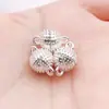 20 Hebillas Colgantes Magnéticas Esféricas Cilíndricas de Aleación Multicolor Mixtas Accesorios para Pulseras Collares Joyería DIY
