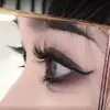 ¡Look de Capas Rizadas 5D para Bebé! Pestañas Postizas Libres de Pegamento de Pelo de Visón, Estilo Desordenado Perezoso, Aplicación en Tres Pasos, Realistas Tipo Barbie, Súper Suaves y Espesas