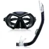 Combo Atacado Transfronteiriço: Conjunto de máscara e snorkel de silicone para adultos SkinScuba