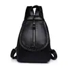 Mochila pequeña de piel suave para mujer, primavera y verano 2023, estilo coreano simple, nueva, versátil, moda, bolsa de pecho tejida, mochila pequeña para mujer