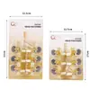 Clavijas de afinación para guitarra, clavijas de afinación para guitarra acústica folk, clavijas de afinación totalmente cerradas, clavijas de afinación de estilo abierto con engranaje, empaque en blíster
