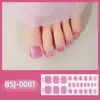 Fábrica Zhengxiang Parche para Uñas de Pie de Gel Semi-Curado Personalizado Color Puro Parche de Manicura Cebolla Pura Esmalte de Uñas Gel Parche para Uñas de Pie