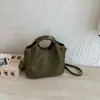 Yuezhi 2026 Verano Nueva Moda Bolso Tejido de Gran Capacidad Bolso Cubo de Gama Alta Bolso Cruzado Casual para el Trabajo