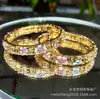 En Stock Suministro Directo de Fábrica Pulsera de Cloisonné con Filigrana Hueca, Flores Esmaltadas e Incrustaciones de Diamantes, Regalo de Área Escénica Nacional al por Mayor