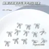 Acessórios de Unha Artística Laço de Zircônia Estilo Japonês Tendência Laço Ultra Brilhante Luxo Zircônia Pérola Diamante Decoração de Unha