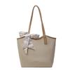 Bolso de Hombro de Seda de Moda para Mujer 2025 Nuevo Bolso Tote Retro de Gran Capacidad Bolso Sencillo Texturizado para Ir al Trabajo