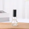 Botella de vidrio transparente en forma de calabaza para aceites esenciales, botella de spray para perfume, botella dispensadora de muestras portátil para cosméticos y cuidado de la piel, en stock