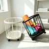 Cesto de Roupa Suja Grande Capacidade para Casa, Cesto Móvel para Armazenamento de Equipamentos Esportivos e de Fitness, Cesto Leve para Armazenamento de Tapete de Yoga do Fabricante