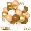 Traje de globos de lentejuelas metálicas de 30 piezas transfronterizo, decoración para ceremonia de fiesta de cumpleaños, traje de globos de color al por mayor