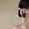 2026 Nuevo Estilo [Fragancia de Flor de Cerezo] Pinza para el Cabello con Lazo de Lirio Rosa Pinza para el Cabello con Atmósfera Súper de Hada Accesorios para el Cabello para Mujeres