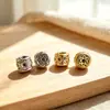 Nuevas cuentas espaciadoras cilíndricas de circón, adecuadas para exportación y ventas transfronterizas, cuentas espaciadoras cilíndricas de color esmeralda, joyería DIY, cuentas con agujero pasante, cuentas espaciadoras perforadas
