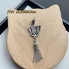 Corrente Trançada Conservadora de Cor Pingente Artesanal Contas Espaçadoras Pulseira de Cristal Acessórios DIY Estilo Indiano Chiang Mai