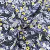 Nuevo Patrón Floral Crepé 75D Ligero Transpirable Tela de Poliéster 75Gsm Primavera y Verano Vestido Hanfu Lolita Material