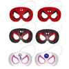 Fiesta de Cumpleaños de Superhéroe Spider-Man Máscara de Baile de Graduación Accesorios de Foto de Papel Suministros de Decoración para Fiesta de Disfraces