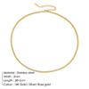 Collar de acero inoxidable con cadena cubana europea y americana de St.delan para hombres y mujeres, cadena de suéter de calle, chapada en oro de 14k, lote de cadena de cuello