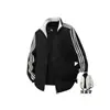 Chaqueta Rayada Reversible con Cuello Alto para Hombre, Nuevo Modelo Primavera y Otoño 2026, Chaqueta de Béisbol Deportiva Casual para Jóvenes