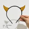 Acessórios de Halloween Adereços de Cosplay Cocar de Bruxa Diabo Tiara de Vampiro Chifres de Bezerro de Vampiro Acessórios de Cabelo