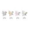 Nuevo taladro de uñas de circón Qiansi Mengdie decoraciones de alas de mariposa de doble ala tridimensionales para uñas venta al por mayor