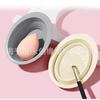 Cepillo para Cejas, Brocha de Maquillaje, Tazón Exfoliante, Tazón Plegable de Silicona, Esponja Beauty Egg, Tazón Limpiador, Tazón de Mascarilla de Silicona