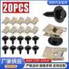 20 Peças Adequado para BMW Grampos Fixadores Autoatarraxantes Grampos em Forma de U Parafuso Phillips para Para-lama e Para-choque de Carro