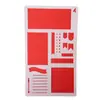 Venda quente modelo de pintura modelo oco pintura DIY grafite material de renda ferramenta conjunto de desenho para estudantes régua