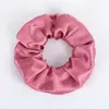 Anillo para el Cabello de Intestino Grueso Grande Morado Satén Alta Elasticidad Cola de Caballo Titular Simple de Alta Gama Todo Fósforo Anillo para el Cabello Anillo para el Cabello de Princesa Mujeres