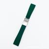 Pulseira de Relógio de Silicone Adequada para Rolex Black Green Submariner Yacht com Fivela de Metal Duplamente Protegida Pulseira de Borracha de 20mm para Homens Substituição