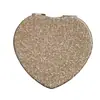 Fabricantes hacen espejo de maquillaje portátil de doble cara para amor, espejo de belleza para dormitorio de chicas, mini espejo