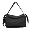 Bolsa de Viagem Curta Feminina Leve Bolsa de Mão Masculina Bolsa Esportiva Fitness com Separação Seca e Úmida Bolsa Transversal de Marca Moderna Masculina