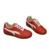 Zapatos blancos retro para mujer, nuevas zapatillas blancas versátiles de suela gruesa vintage para mujer, zapatillas deportivas casuales de otoño 2026