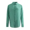Camisa xadrez de manga longa em cores contrastantes, estilo coreano, alto intelectual, para mulheres, nova coleção de outono, camisa interna artística e elegante para casais