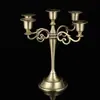 Candelabro Estilo Europeo Accesorios de Boda Cena a la Luz de Velas de Hotel Decoración del Hogar Candelabro de Club