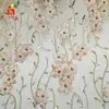 Vestido fantasia bordado com flores feito sob encomenda tecido bordado ponto bordado plano lantejoulas bordadas tecido bordado