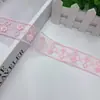 Em Estoque Tendência Novo 4cm Fita de Laço Bege Acessório de Cabelo Cortina de Renda Bordada com Acabamento em Renda