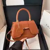 Bolsa Quadrada Pequena Retro de Cor Sólida Versátil da Moda de Alta Qualidade para Mulheres, Bolsa Transversal Simples Estilosa Casual da Moda
