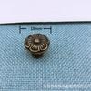 Yunchang hardware alça retro único furo gaveta liga alça porta do armário maçaneta flor móveis alça redonda