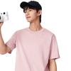 Camiseta Cor Pura Respirável Camelo para Homens e Mulheres Seroona Respirável Gola Redonda Top Solto Esportivo Versátil Manga Curta Novo