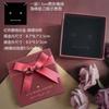 Caja de Joyería Lazo Rojo Vino Caja de Embalaje para Collar Aretes Pulsera Anillo Aretes Joyería para Usar Armadura Caja de Regalo