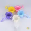 Cesta de Flores Tecida para Bicicleta, Cesta de Flores, Cesta Tecida de Rattan Plástico para Arranjo de Flores, Cesta de Armazenamento, Cesta Decorativa