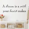 Pegatinas de Espejo Autoadhesivas Sencillas en Inglés Pegatinas de Pared Ins Sala de Estar Dormitorio Habitación Pegatinas Decorativas de Pared de Fondo BR0634C