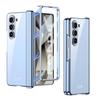Para funda de teléfono móvil Samsung Z Fold6, eje de atracción magnética galvanizado transparente phantom 5/4, película protectora todo incluido